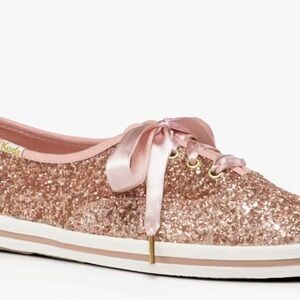 Keds Women's Pink Glitter Sneakers Very Lightly Worn